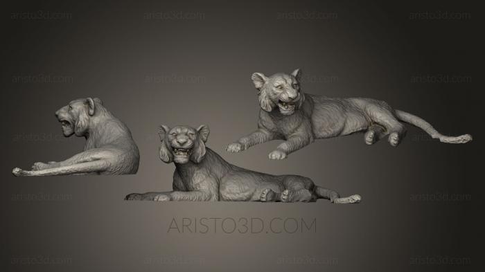 Animal figurines (STKJ_0458) 3D model for CNC machine